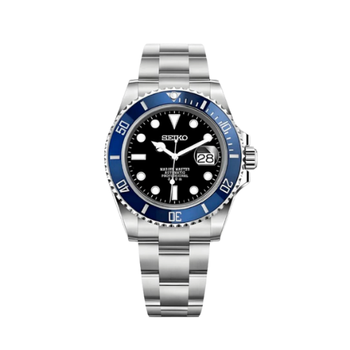 SEIKO Submariner Mod Blue Black