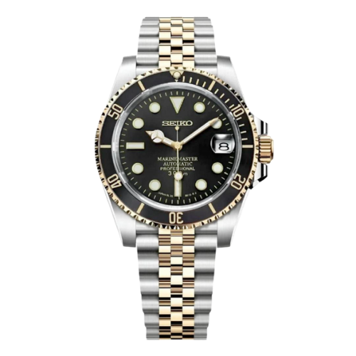SEIKO Submariner Mod Two Tone Black Diver