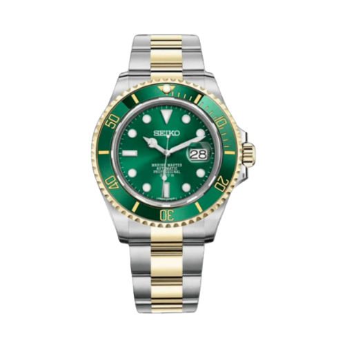 SEIKO Submariner Mod Two Tone Green