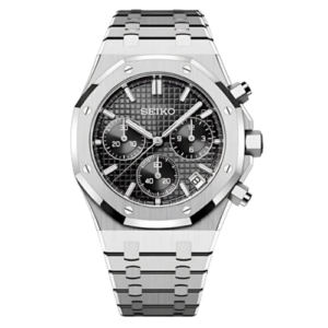 SEIKO Royal Oak Mod Chronograph Black