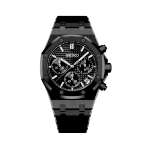 SEIKO Royal Oak Mod Chronograph Black Panther