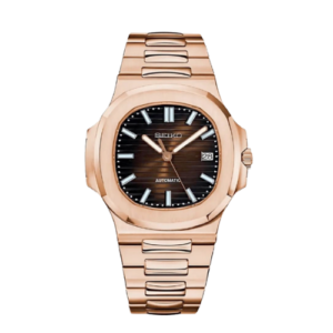 SEIKO Nautilus Mod Rose Gold Chocolate