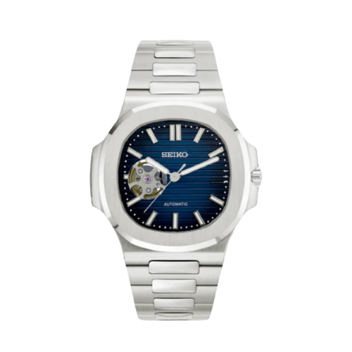 SEIKO Nautilus Mod (Open Heart) Dark Blue