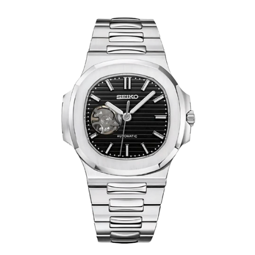 SEIKO Nautilus Mod (Open Heart) Black