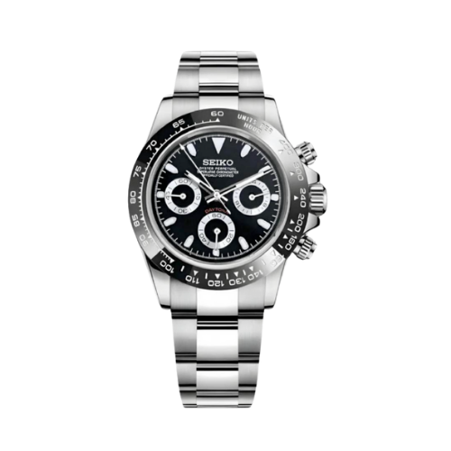 SEIKO Daytona Mod Panda Platinum