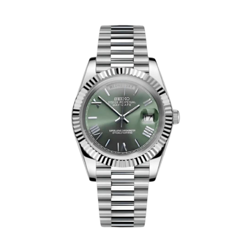 SEIKO Day-Date Mod Mint Green