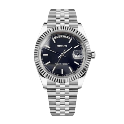 SEIKO Day-Date Mod Black