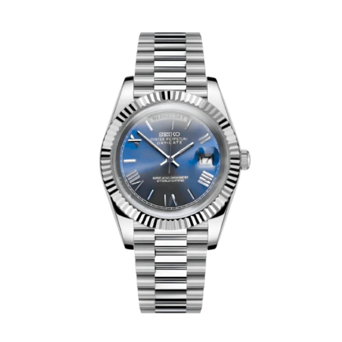 SEIKO Day-Date Mod Royal Blue
