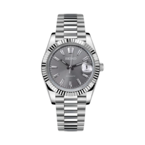 SEIKO Datejust Mod Roman Silver Champagne