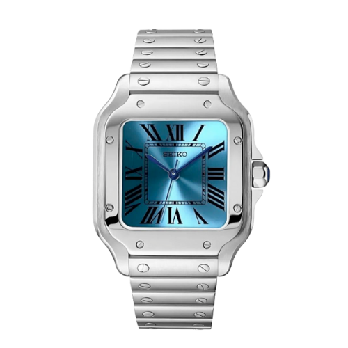 SEIKO Santos Mod Ice Blue