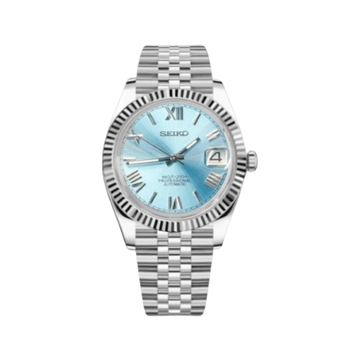SEIKO Datejust Mod Ice Blue Roman