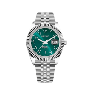 SEIKO Datejust Mod Arabic Crystal Green