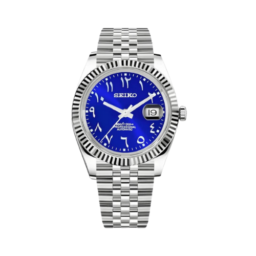 SEIKO Datejust Mod Arabic Blue