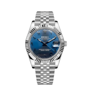 SEIKO Datejust Mod Arabic Deep Blue
