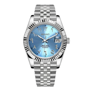 SEIKO Datejust Mod Arabic Baby Blue