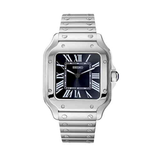SEIKO Santos Mod Black - Image 2