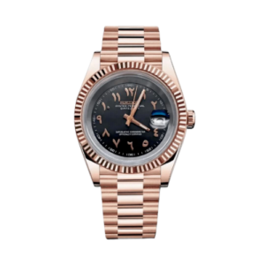 SEIKO Datejust Mod Arabic Rose Gold Black