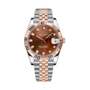 SEIKO Datejust Mod Two Tone Crystal Champagne
